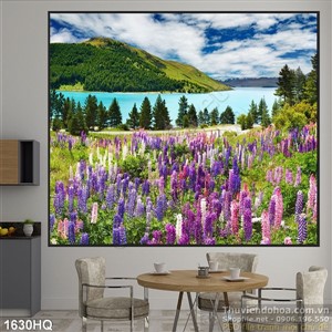 Tranh hoa lá Đà Lạt đẹp