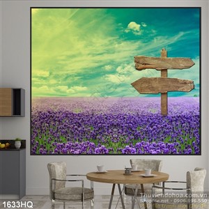 Tranh hoa lá nghệ thuật đẹp