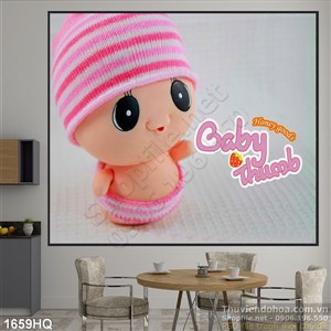 Tranh hoa lá treo tường phòng ngủ