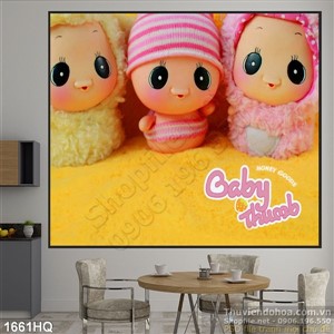 Tranh hoa lá dán tường cho bé