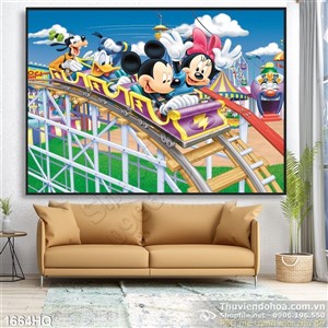 Tranh hoa lá trang trí phòng cho trẻ em