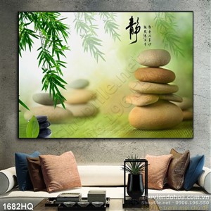 Tranh hoa Spa trang trí