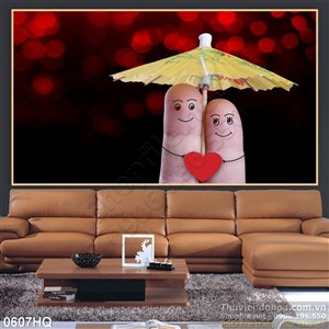 Tranh hoa lá nghệ thuật đẹp