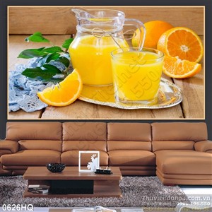 Tranh hoa lá nghệ thuật