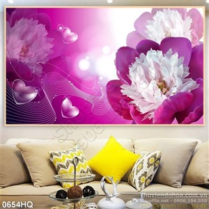 Tranh hoa lá trang trí nghệ thuật đẹp