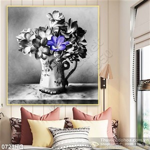 Tranh hoa lá treo tường đẹp