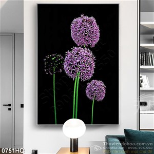 Tranh hoa trang trí nghệ thuật