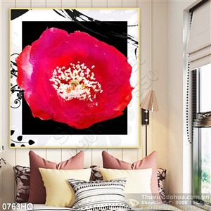 Tranh hoa hồng đẹp trang trí tường
