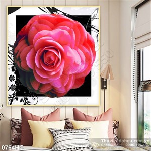 Tranh hoa hồng đẹp độc đáo