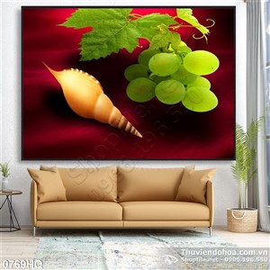 Tranh hoa lá treo tường độc đáo