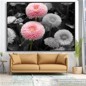 Tranh hoa treo tường phòng khách