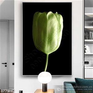 Tranh hoa tulip đẹp độc đáo