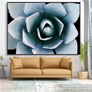 Tranh hoa trang trí phòng hiện đại