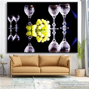 Tranh hoa lá trang trí tường đẹp