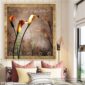 Tranh hoa Vân Môn đẹp