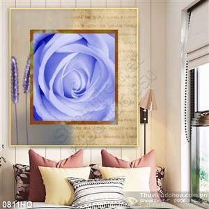 Tranh hoa hồng hiện đại treo tường