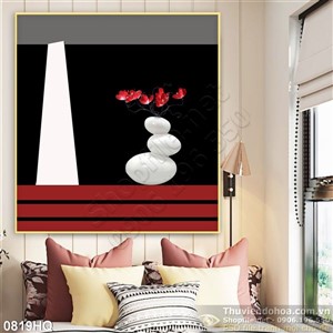 Tranh hoa lá spa đẹp