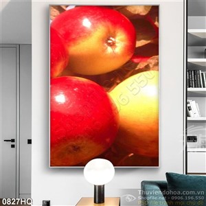 Tranh hoa trái cây trang trí bếp