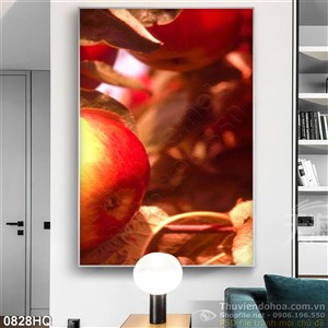 Tranh hoa treo tường phòng bếp