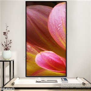Tranh hoa lá trang trí dán tường