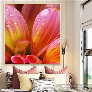 Tranh hoa dán tường đẹp