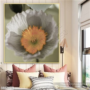 Tranh hoa tulip đẹp trang trí