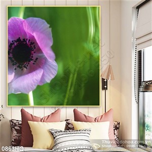 Tranh hoa lá nghệ thuật đẹp