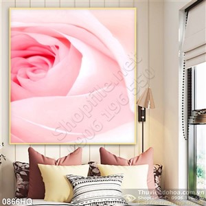 Tranh hoa lá trang trí đẹp