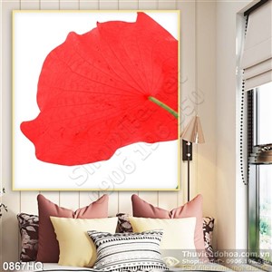 Tranh hoa lá nghệ thuật treo tường