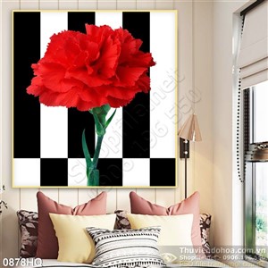 Tranh hoa lá treo tường đẹp