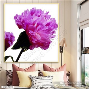 Tranh hoa lá trang trí đẹp