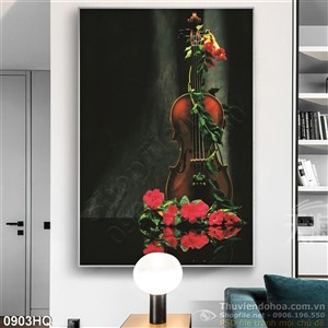 Tranh hoa lá treo tường đẹp