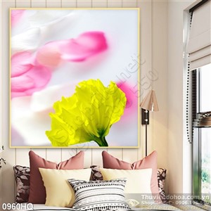 Tranh hoa cát trí tường đẹp