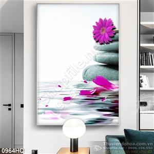 Tranh hoa spa đẹp treo tường