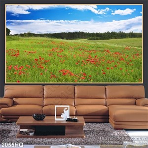 Tranh hoa Mỹ Nhân trang trí phòng ngủ