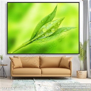 Tranh hoa lá nghệ thuật đẹp