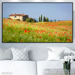 Tranh hoa Mỹ Nhân đẹp độc đáo