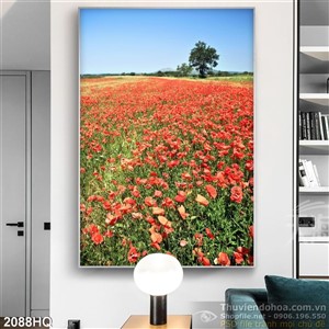 Tranh hoa Mỹ Nhân đẹp rực rỡ