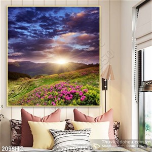 Tranh hoa lá treo tường đẹp