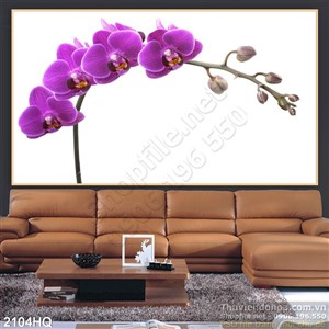 Tranh hoa Lan nghệ thuật treo tường