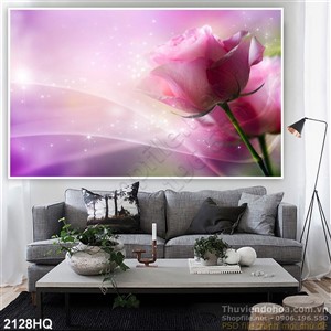 Tranh hoa hồng treo tường nghệ thuật