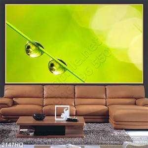 Tranh hoa lá nghệ thuật trang trí