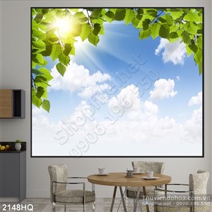 Tranh hoa lá trang trí đẹp