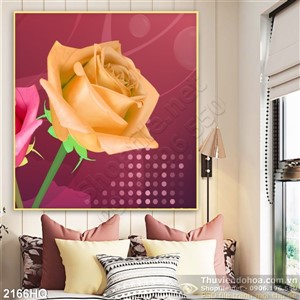 Tranh hoa lá treo tường đẹp