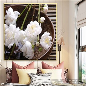 Tranh hoa lá treo tường đẹp