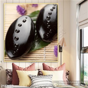 Tranh hoa lá Spa đẹp