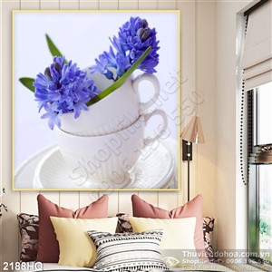 Tranh hoa tiên ông đẹp