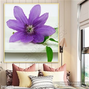 Tranh hoa dán tường đẹp độc đáo