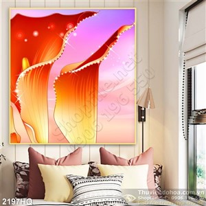 Tranh hoa lá hiện đại đẹp