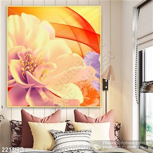 Tranh hoa trang trí đẹp